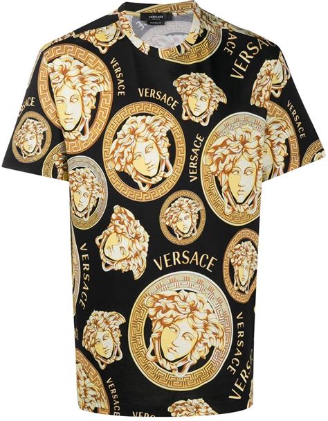 medusa versace womens shirt|Versace Medusa t shirt men.